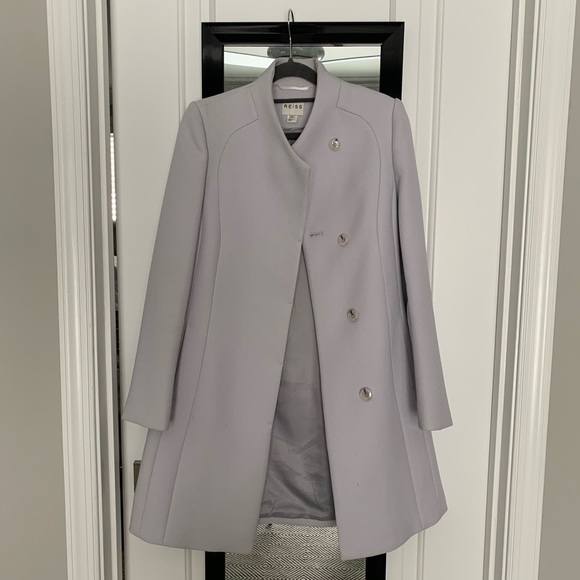 Reiss Jackets & Blazers - Reiss pastel blue melania winter coat